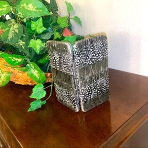 Deux Lux Feather Pattern Wallet